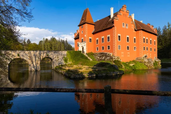 Zamek Cervena Lhota Czechach Południowych Czechy — Zdjęcie stockowe