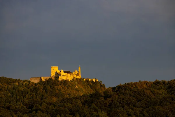 Castelo Fortaleza Antiga Cidade Capital Estado Israel — Fotografia de Stock
