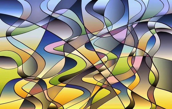 Soyut Arkaplan Renkli Grafikler Geometrik Doku Moda Desen Duvar Kağıdı — Stok fotoğraf