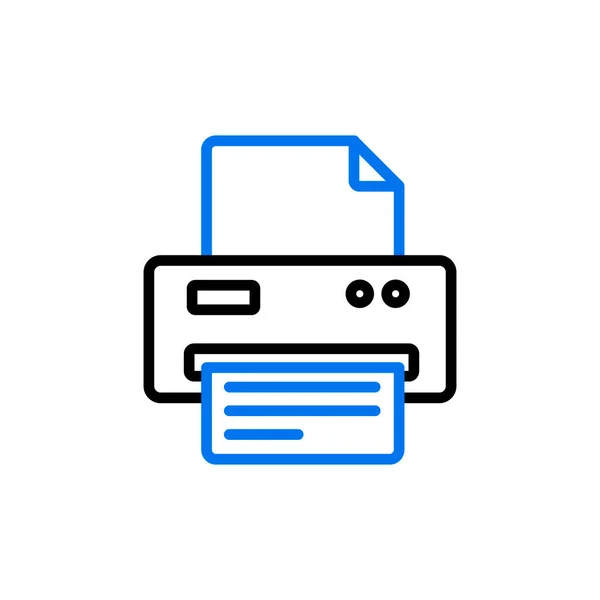 Druckervektorumrandungssymbol Büroschild Grafik Symbol Für Ihr Webseiten Design Logo App — Stockfoto
