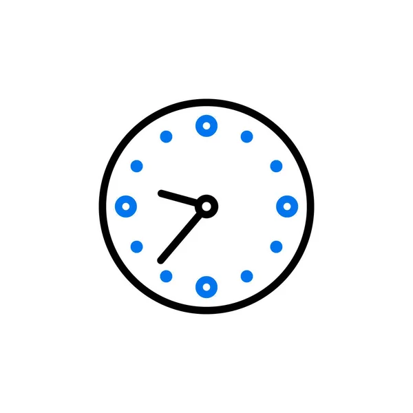 Clock Outline Icon Workspace Sign Graph Symbol Your Web Site — Stock Photo, Image