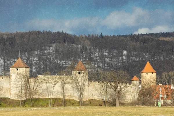 Castelo Velho Cidade República Checa — Fotografia de Stock