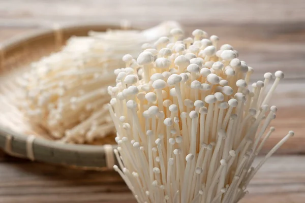 Espaguetis Blancos Sobre Fondo Madera — Foto de Stock