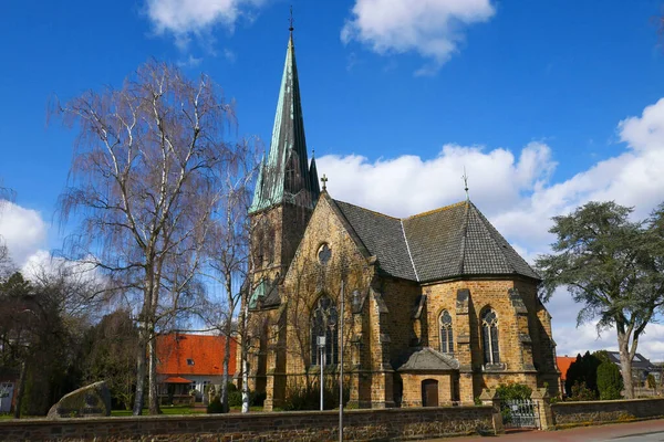 Igreja Evangélica Luterana Neuenkirchen — Fotografia de Stock