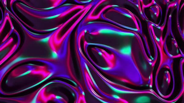 Computer Generated Realistic Background Weaving Iridescent Fabric Rendering Background — Stock Photo, Image