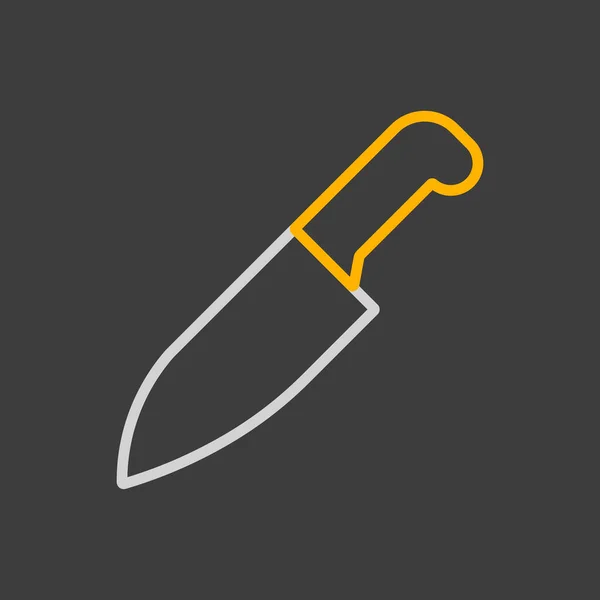 厨师厨房刀 厨房用具 烹饪网站设计 应用程序 Ui的图形符号 — 图库照片