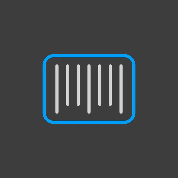 Значок Штрих Кода Знак Электронной Коммерции Графический Символ Вашего Веб — стоковое фото