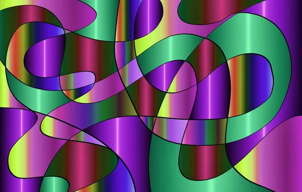Abstracte Achtergrond Met Kleurrijke Lijnen — Stockfoto