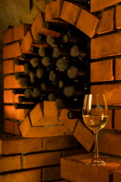 Виноградник Архівним Вином Регіон Зножмо Південна Моравія Чехія — стокове фото