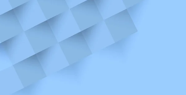 Abstract Blauwe Achtergrond Web Template Vierkanten Met Schaduw Vector Illustratie — Stockfoto
