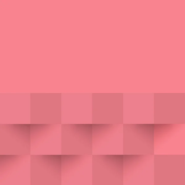 Fundo Vermelho Abstrato Modelo Web Quadrados Com Sombra Ilustração Vetorial — Fotografia de Stock