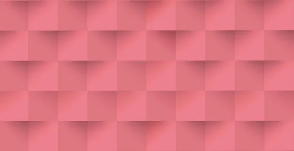 Abstrakter Roter Hintergrund Web Vorlage Quadrate Mit Schatten Vektorillustration — Stockfoto