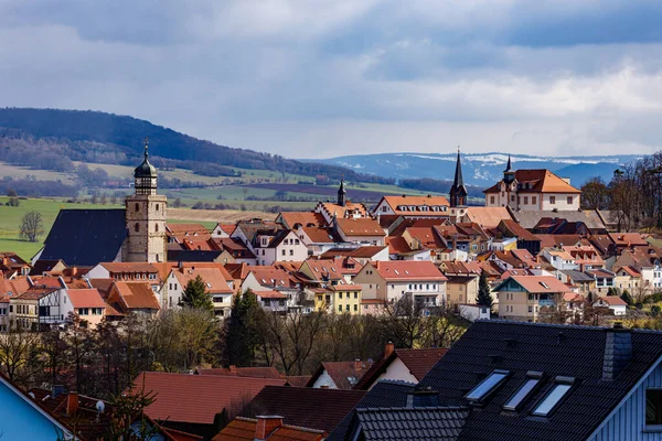 Blick Auf Die Stadt Der Altstadt Der Tschechischen Republik — Stockfoto