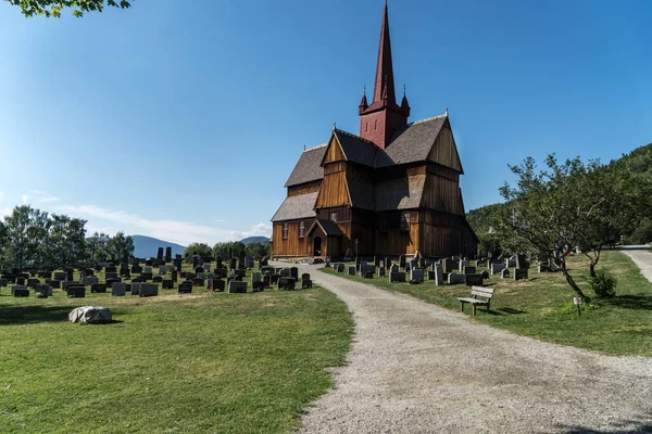 Ringebu Stavkyrkje Noruego Ringebu Stavkyrkje Una Iglesia Ringebu Noruega Iglesia — Foto de Stock