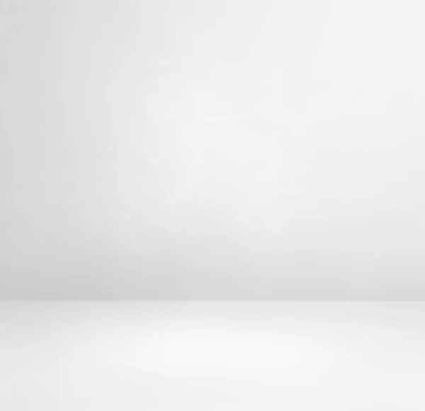 灰色の背景の白い空の部屋 3Dレンダリング — ストック写真