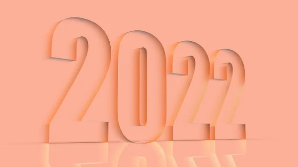 Die Wiedergabe Des Covers Des Geschäftstagebuchs Für 2022 Mit Wünschen — Stockfoto
