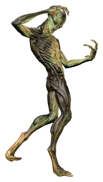 Rendering Zombie Figure — Stock Photo, Image