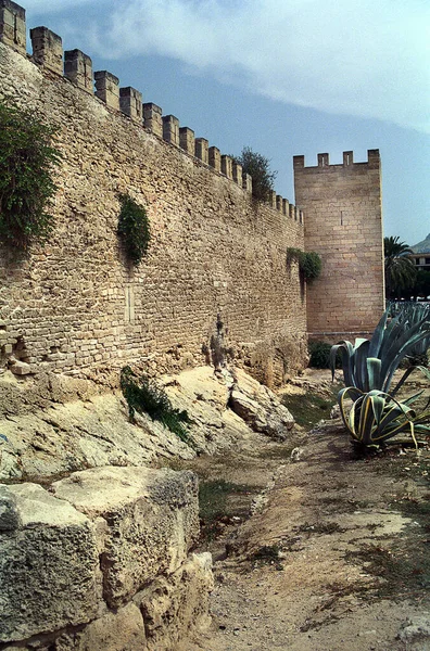 Руїни Старої Фортеці Місті Жеразель Ісраель — стокове фото