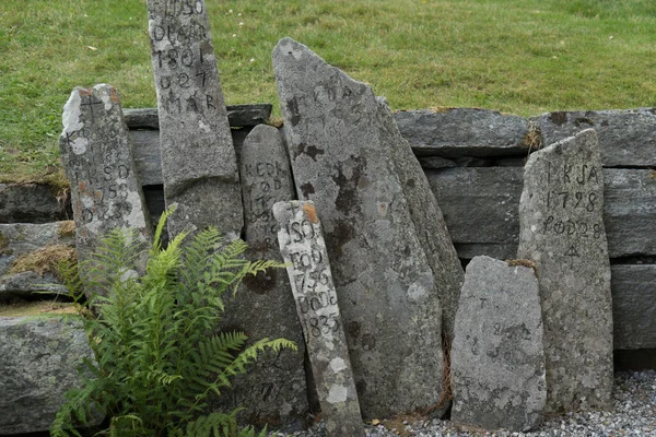 Kamienna Ściana Dużymi Kamieniami — Zdjęcie stockowe