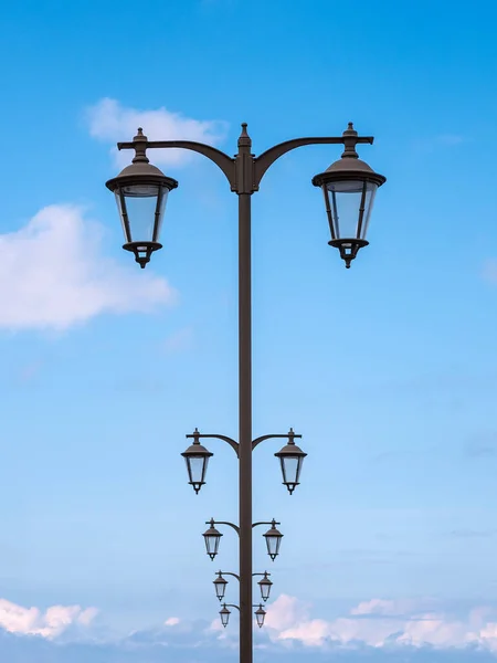 Linterna Costa Del Mar Báltico Warnemuende Alemania — Foto de Stock