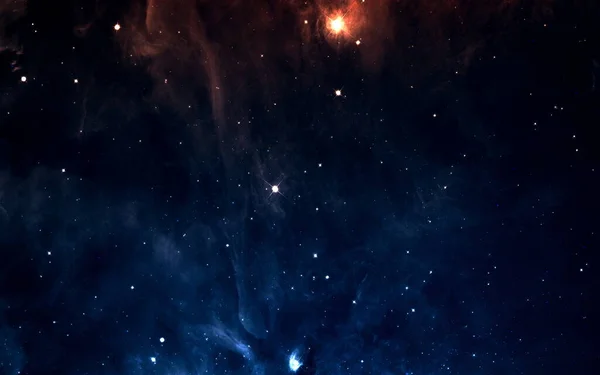 Fondo Espacio Abstracto Con Estrellas Nebulosa Elementos Esta Imagen Amueblada — Foto de Stock