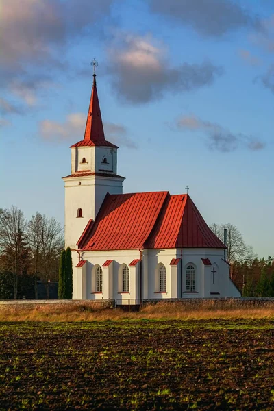 Hollanda Nın Eski Bir Kasabasındaki Kutsal Üçlü Kilisesi — Stok fotoğraf