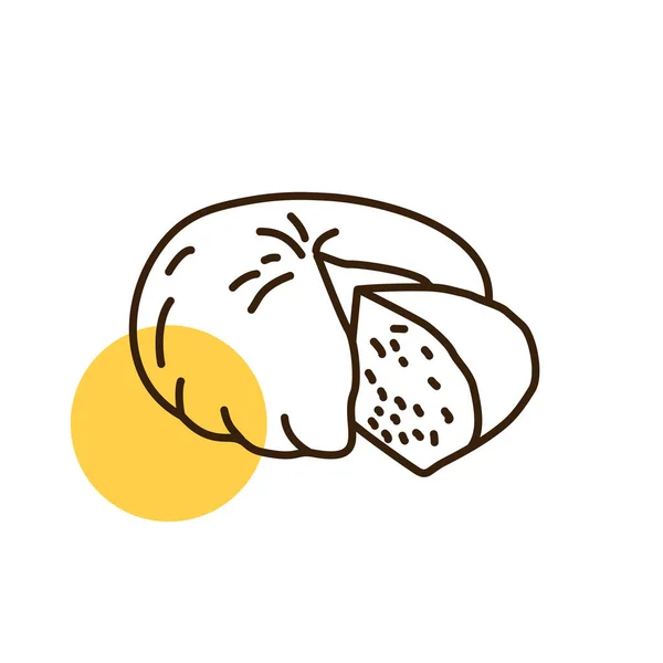 Ziegenkäse Nutztier Schild Grafik Symbol Für Ihr Webseiten Design Logo — Stockfoto