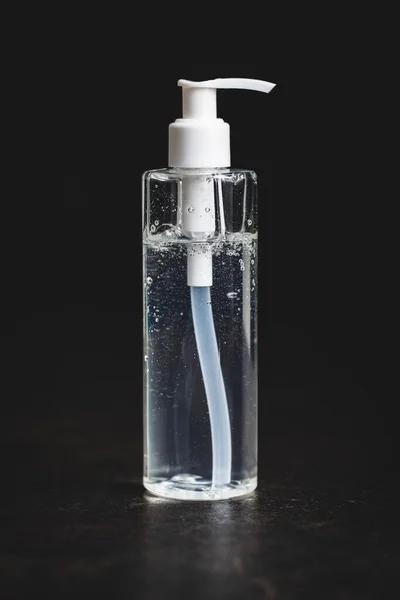 Coronavirus Prävention Händedesinfektionsgel Der Flasche Händedesinfektionsmittel Antibakterielles Gel Pumpflasche Auf — Stockfoto