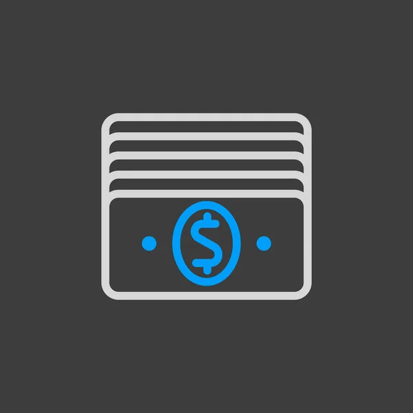 Geld Umriss Symbol Geschäftszeichen Grafik Symbol Für Ihr Webseiten Design — Stockfoto
