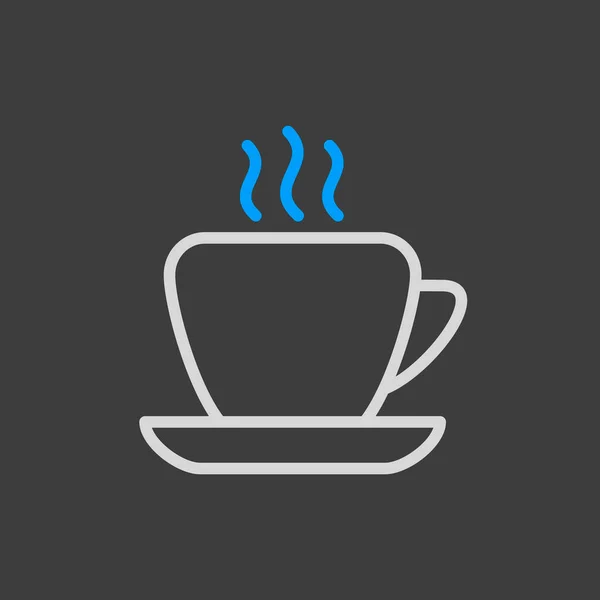 Икона Чашки Кофе Векторная Иллюстрация — стоковое фото