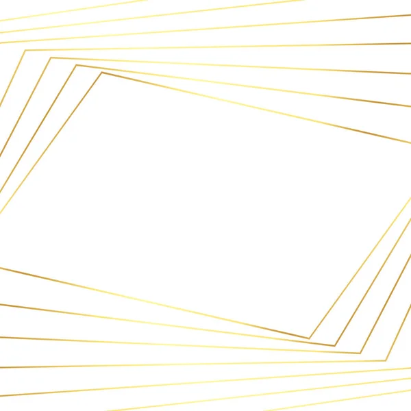 Абстрактный Белый Фон Золотыми Линиями Векторная Иллюстрация — стоковое фото
