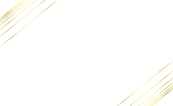 黄金の線で抽象的な白い背景 ベクトル図 — ストック写真