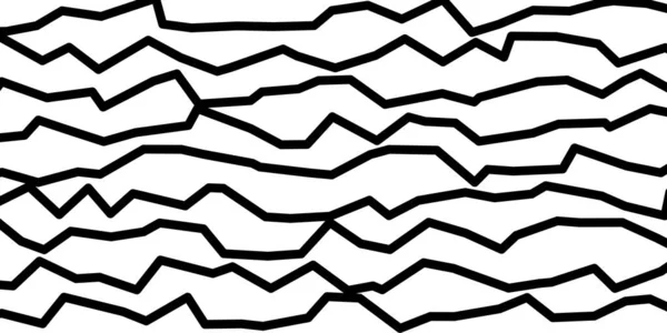 Abstract Black White Background Illustration Doodle Style Jagged Horizontal Lines — Stock Photo, Image