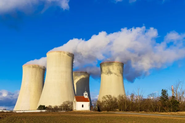 Central Nuclear Dukovany Región Vysocina República Checa — Foto de Stock