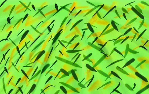 Abstracte Achtergrond Van Groene Gele Bladeren — Stockfoto