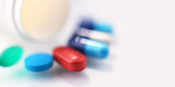Složení Různými Léky Pilulky Obal — Stock fotografie