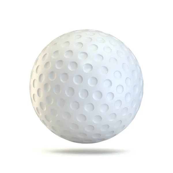 Golf Piłka Renderowania Ilustracji Izolowane Białym Tle — Zdjęcie stockowe