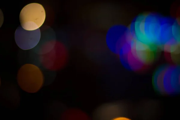 Fundo Abstrato Com Luzes Bokeh — Fotografia de Stock