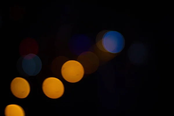 Fundo Abstrato Com Luzes Bokeh — Fotografia de Stock