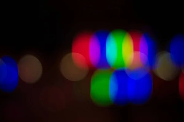 Sfondo Astratto Luci Colorate Bokeh — Foto Stock