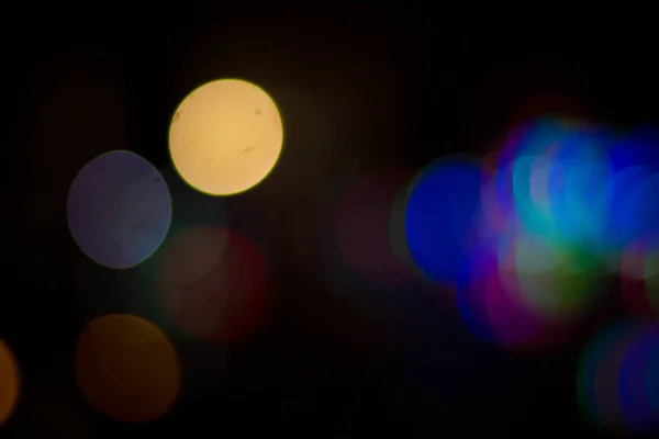 Fondo Abstracto Con Luces Bokeh —  Fotos de Stock