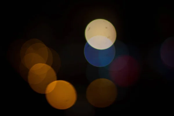 Fundo Abstrato Com Luzes Bokeh — Fotografia de Stock