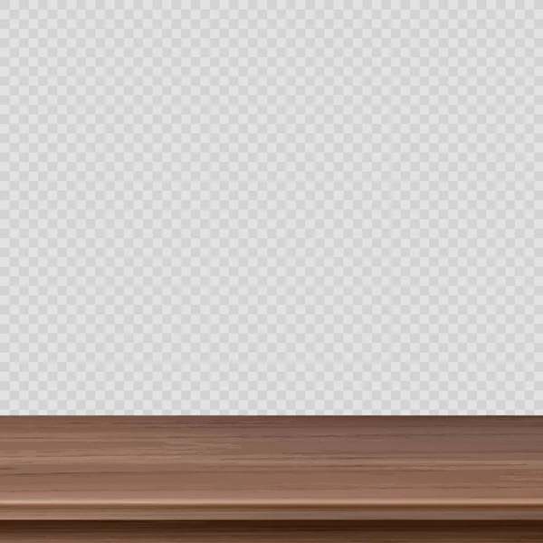 Великий Стільниця Текстури Твердої Деревини Прозорий Фон Векторні Ілюстрації — стокове фото