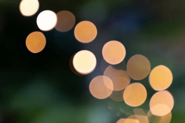 Fantastisches Leichtes Bokeh Leichte Bälle Der Diagonalen — Stockfoto