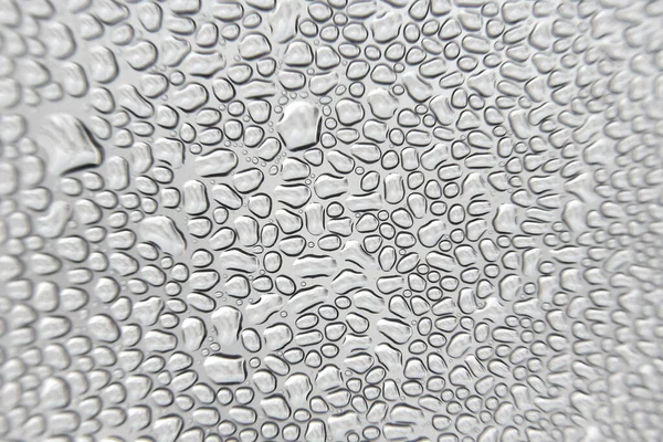 Fondo Abstracto Gotas Agua Sobre Vidrio — Foto de Stock