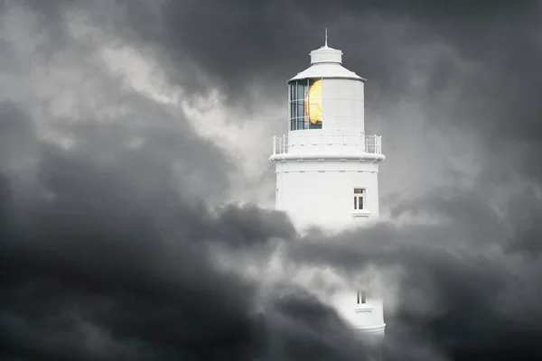 Lighthouse Storm — Stock Photo, Image