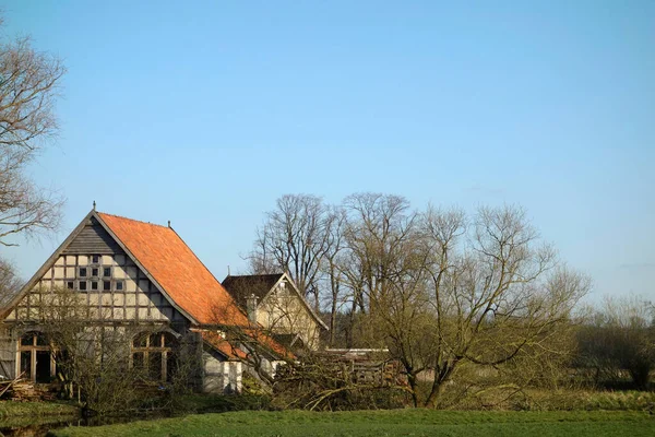 Altes Haus Dorf — Stockfoto