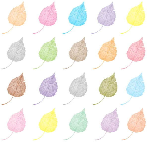 Nahtloses Muster Mit Herbstblättern Vektorillustration — Stockfoto