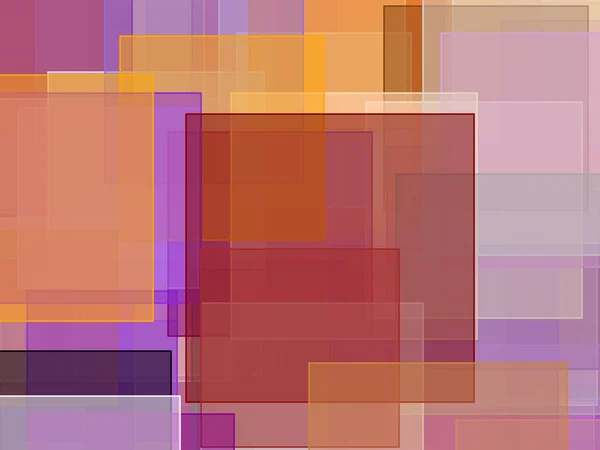 Abstract Minimalistisch Violet Grijs Oranjebruin Illustratie Met Vierkantjes Nuttig Als — Stockfoto