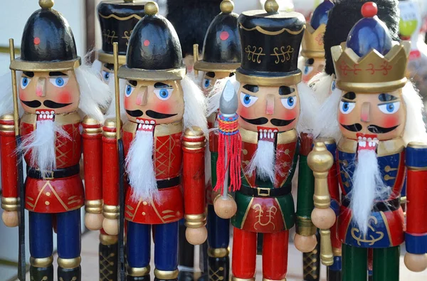 Muñecas Russianas Tradicionales Mercado — Foto de Stock